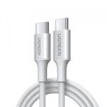 UGREEN Cablu Date si Incarcare USB-C - USB-C UGREEN L501, 60W, 1m, Gri - evomag