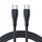 JOYROOM Cablu Date si Incarcare USB-C - USB-C Joyroom S-A11, 60W, 0.25m, Negru - evomag