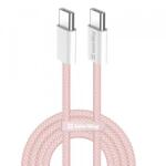 ColorWay Cablu Date si Incarcare USB-C - USB-C ColorWay CW-CBPDCC061, 60W, 1m, Roz