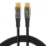 Lito Cablu Date si Incarcare USB-C - USB-C Lito LD01, 60W, 1.2m, Negru - evomag