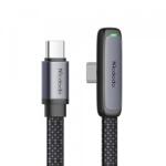 Mcdodo Cablu Date si Incarcare USB-C - USB-C McDodo CA-3360 Angled, 65W, 1.2m, Negru - evomag