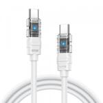 Lito Cablu Date si Incarcare USB-C - USB-C Lito LD05, 60W, 1m, Alb - evomag