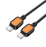 hoco. Cablu Date si Incarcare USB-C - USB-C HOCO X108, 60W, 1m, Negru - evomag
