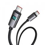Mcdodo Cablu Date si Incarcare USB-C - USB-C McDodo CA-5610 Display, 100W, 1.2m, Negru - evomag