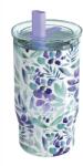 QUOKKA Mist szívószállal 720 ml, Violet Blooms