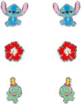 Disney gyermek fülbevaló készlet Stitch és Scrump motívummal SF00468SL. PA
