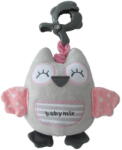 Baby Mix Educational playing plush toy with clip Baby Mix owl pink (42561-ALE-TKP-1251-6700-sova-ru) - vexio