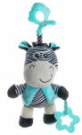 Baby Mix Educational playing plush toy with clip Baby Mix zebra (40861-BM-pl-stroj-zeb) - vexio