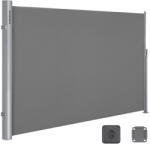 SONGMICS Kihúzható Oldalsó Napellenző - 1.8 x 3.5 m, Szürke, Terasz/Kert
