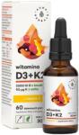 Aura Herbals Vitamina D3 + K2 + Omega-3, picături, 30 ml, Aura Herbals