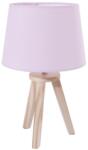 Atmosphera - Asztali lámpa TRIPOD 1xE14/40W/230V fenyő/rózsaszín 127252A (P7152)