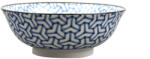 Made in Japan Bol de masă HERRINGBONE INDIGO IKAT 19 cm, 750 ml, MIJ (MIJC6425D) Castron