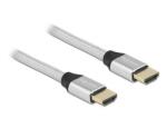 Delock 85365 50cm Ultra nagy sebességű HDMI 48Gbps 8K 60Hz ezüst kábel (85365) (85365)