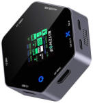 BlitzWolf BW-TH16 8 az 1-ben USB HUB és dokkoló intelligens kijelzővel, 100W, LCD (BW-TH16)