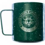 Giant Mouse GM Camp Bögre Zöld Pöttyös / Dán Dizájn Amerikai Szellem (GM-GIANTMOUSE-MUG-GREEN-SPECKLED)