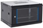 AsyTech Rack perete 6U 19' 600x450, capacitate incarcare 60 Kg, negru - ASYTECH Networking ASY-6U-6045WL (ASY-6U-6045WL) - wifistore