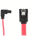 Accura ACC2202 SATA III kábel 0, 3m (derékszögű SATA III apa - SATA III apa) - Piros (ACC2202) (ACC2202)