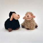  Dekoráció bárány ülő poly 5, 8x5, 7x6, 6cm fehér-szürke-fekete 3 féle 1db (DD61497)