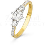  14 karátos arany eljegyzési gyűrű - PP43s (AU14264) AU14264