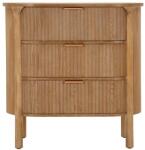 Mauro Ferretti Natúr színű jegenyefenyő komód 80, 5x82x47 cm Gothenburg - Mauro Ferretti