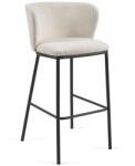 Kave Home Fehér bárszék (ülésmagasság 75 cm) Ciselia - Kave Home