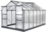 CoverTech Seră de grădină din aluminium Azalia 2, 5 x 3, 7m CoverTech antracit (CT002)