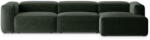 Cosmopolitan Design Zöld sarokkanapé (jobb oldali-heverő résszel) Bergamo - Cosmopolitan Design - bonami - 922 242 Ft