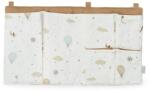 Cam Cam Copenhagen Elefántcsont színű bio pamut zsebes tároló kiságyra 42 cm Dreamland - Cam Cam Copenhagen