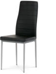  Étkezőszék, fekete, műbőr, DCL-377 BK (artDCL-377-BK)