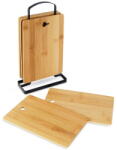 Excellent Houseware Konyhai deszka állvány szett 6 db-os Bambusz vágóállvány Loft (8721037004558)