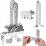  Acél Váltózár/fékpedál Zár Autóhoz