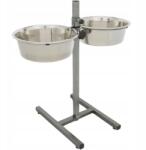 TRIXIE Fém tálak kutyáknak állványon 2x1, 8L (TX-24921)