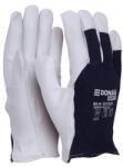 DONAU Védőkesztyű, kecskebőr, DONAU Safety , 10/XL méret, fehér-tengerészkék (32113221-10) - molnarpapir