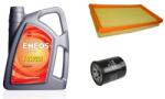 Eneos Suzuki Ignis olajcsere szett 2003-2007, 1.3-1.5 benzin levegőszűrő, olajszűrő, Eneos Premium Plus 10w30 4L (13780-86G00, 16510-61A01)