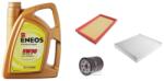 Enoes Suzuki S-Cross, Suzuki Vitara II olajcsere szett 1.6 M16A 88Kw benzin levegőszűrő, olajszűrő, pollenszűrő, Eneos Premium 5W30 4L (13780-61M00, OPT OP-FOF40184, 95850-61M00)