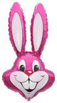 Godan Pink Rabbit, Rózsaszín Nyuszifej fólia lufi 36 cm (MLG965215)