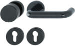 HOPPE PARIS rozettás gomb/kilincs garnitúra 40-66 mm fekete PZ (SCH-102299018)