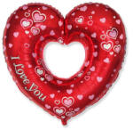 Godan Szív Fancy fólia lufi 86 cm (WP) (MLG301656)