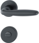 HOPPE Verona Rozettás Kilincsgarnitúra 37-47 mm Fekete Matt Wc (SCH-102204635)
