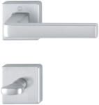 HOPPE DUBLIN rozettás kilincsgarnitúra szögletes matt króm WC (SCH-102203676)