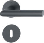 HOPPE DALLAS laposrozettás kilincsgarnitúra fekete matt BB (SCH-102204253)