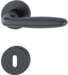 HOPPE Verona Rozettás Kilincsgarnitúra 37-47 mm Fekete Matt Bb (SCH-102204633)