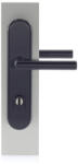 HOPPE Amsterdam Biztonsági Kilincsgarnitúra Pz92 67-77 mm Matt Fekete (SCH-102205442)