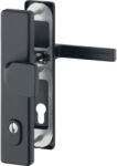 HOPPE AUSTIN biztonsági kilincsgarnitúra PZ88 72-77 mm fekete (SCH-102203688)