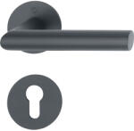 HOPPE DALLAS laposrozettás kilincsgarnitúra fekete matt PZ (SCH-102204256)