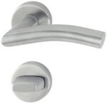 HOPPE ANTWERPEN rozettás kilincsgarnitúra 37-42 mm nemesacél matt WC (SCH-102237703)