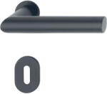 HOPPE Amsterdam Rozettás Kilincsgarnitúra Mini 40-50 mm Fekete Matt Bb (SCH-102204332)