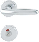 HOPPE VERONA rozettás kilincsgarnitúra 37-47 mm ezüst eloxált WC (SCH-102204638)