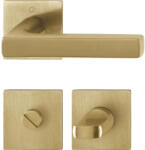 HOPPE DALLAS rozettás biztonsági kilincsgarnitúra szögletes világos réz WC (SCH-102206210)