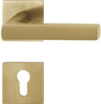 HOPPE DALLAS rozettás kilincsgarnitúra szögletes világos réz PZ (SCH-102206203)